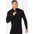 SUPER.NATURAL ARCTIC230 ZIP 1/4 koszulka męska termoaktywna merino czarna, Kolor: czarny, Rozmiar: S