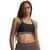 Under Armour HeatGear Mid T-Back damski biustonosz sportowy średnie wsparcie czarny, Kolor: czarny, Rozmiar: L