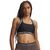 Under Armour HeatGear Mid T-Back damski biustonosz sportowy średnie wsparcie czarny, Kolor: czarny, Rozmiar: S