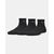 UNDER ARMOUR damskie skarpety za kostkę sportowe Women's Vanish 3 szt czarne, Kolor: czarny, Rozmiar: M