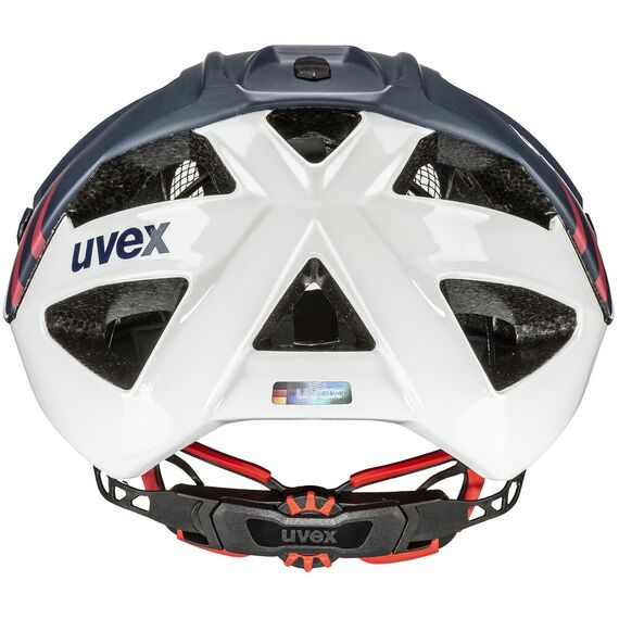 UVEX Kask rowerowy Quatro Cc, Kolor: granatowy, Rozmiar: 52-57, 2 zdjęcie