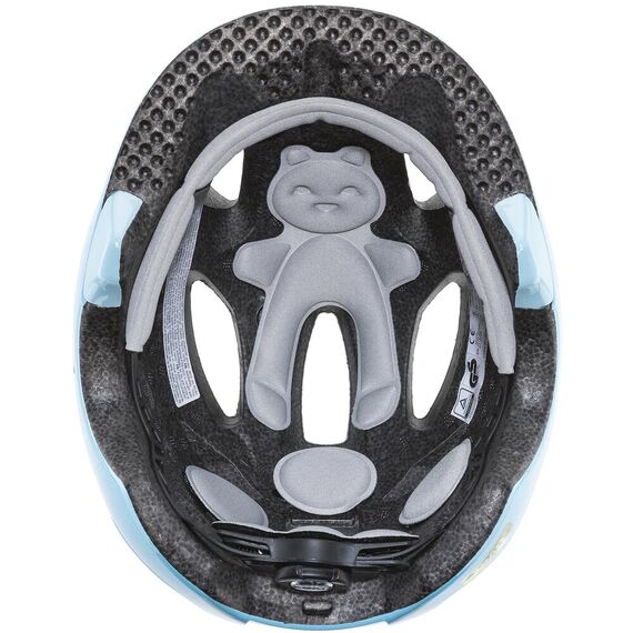 UVEX Kask dziecięcy Oyo fioletowy, Kolor: błękitny, Rozmiar: 45-50, 3 zdjęcie