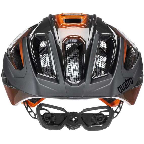 UVEX Kask rowerowy Quatro, Kolor: czarny, Rozmiar: 52-57, 5 zdjęcie