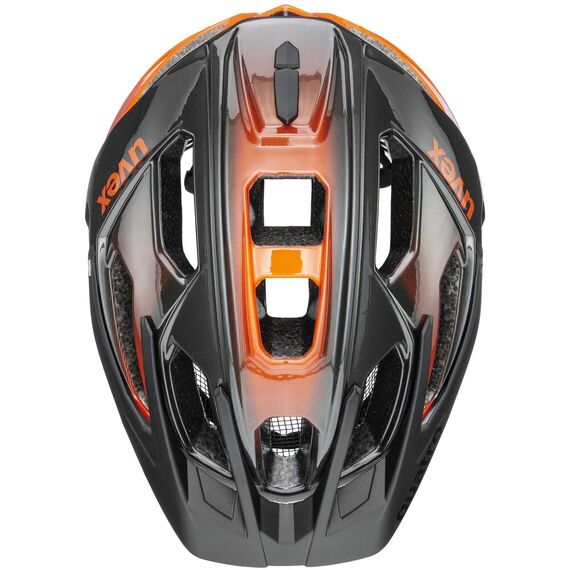 UVEX Kask rowerowy Quatro, Kolor: czarny, Rozmiar: 52-57, 3 zdjęcie