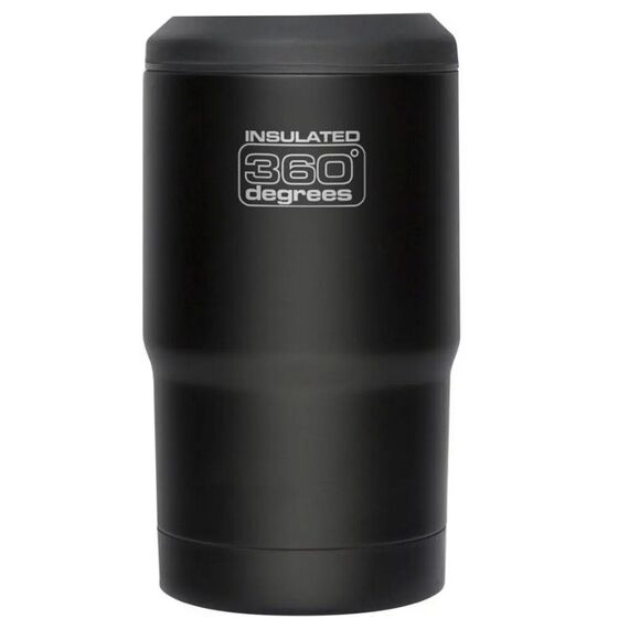 360 DEGREES Butelka Vacuum Insulated Beer Cozy, Kolor: czarny, Pojemność (ml): 375
