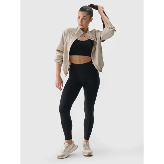 4F Legginsy damskie Cas F195 czarne, Kolor: czarny, Rozmiar: M, 2 zdjęcie