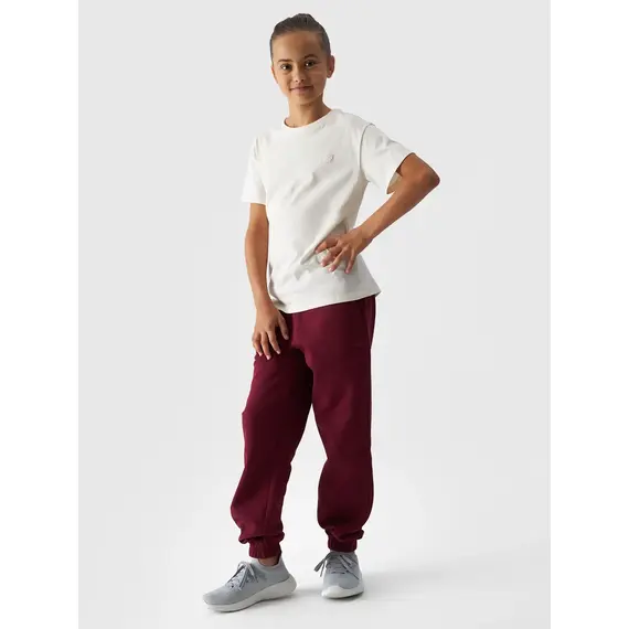 4F JUNIOR T-shirt dziecięcy U1802 biały unisex, Kolor: biały, Rozmiar: 164, 3 zdjęcie