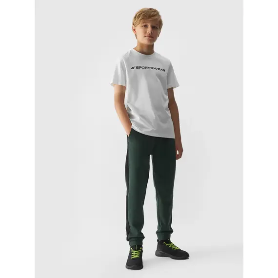 4F JUNIOR T-shirt bawełniany M1552 biały, Kolor: biały, Rozmiar: 152, 6 zdjęcie 4F JUNIOR T-shirt bawełniany M1552 biały, Kolor: biały, Rozmiar: 152, 6 zdjęcie