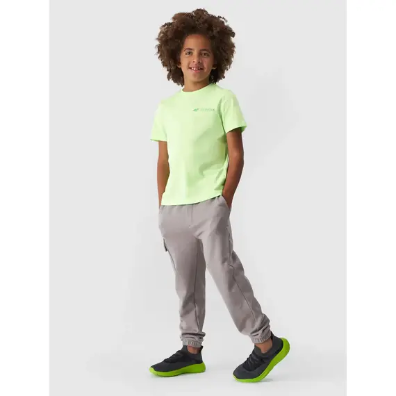 4F JUNIOR T-shirt bawełniany M1558 zielony, Kolor: zielony, Rozmiar: 152, 5 zdjęcie