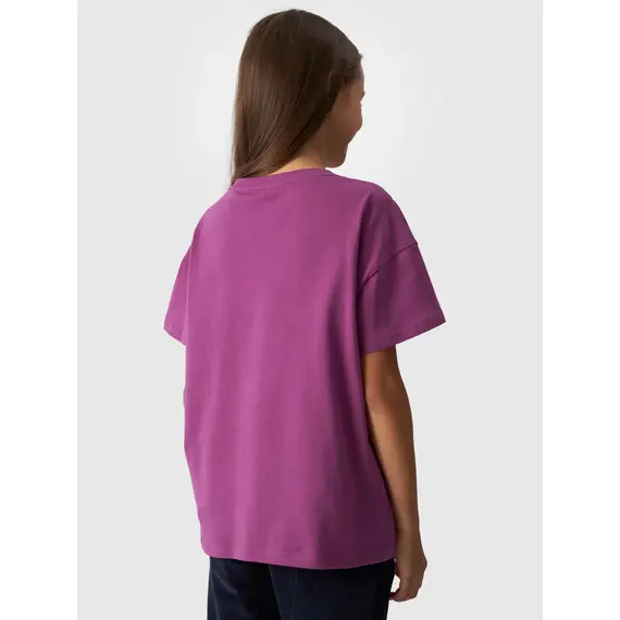 4F t-shirt dziecięcy koszulka bawełniana sportowa F1546 różowa, Kolor: różowy, Rozmiar: 146, 3 zdjęcie 4F t-shirt dziecięcy koszulka bawełniana sportowa F1546 różowa, Kolor: różowy, Rozmiar: 146, 3 zdjęcie