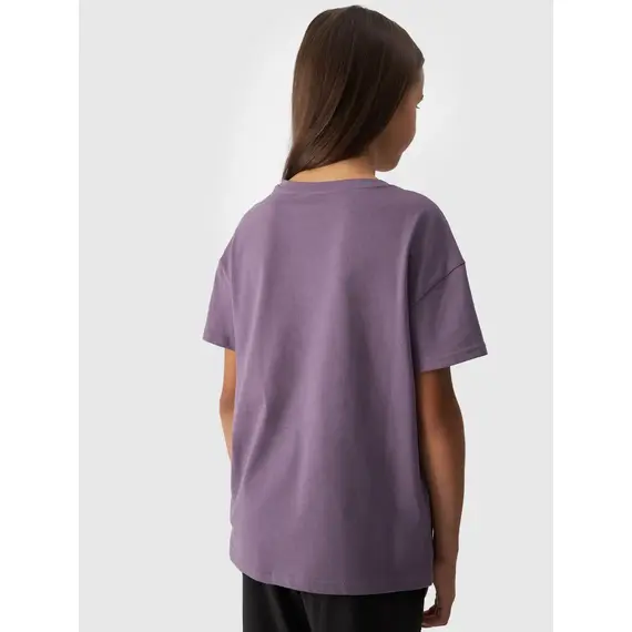 4F t-shirt dziecięcy koszulka bawełniana sportowa F1546 fioletowa, Kolor: fioletowy, Rozmiar: 134, 2 zdjęcie 4F t-shirt dziecięcy koszulka bawełniana sportowa F1546 fioletowa, Kolor: fioletowy, Rozmiar: 134, 2 zdjęcie