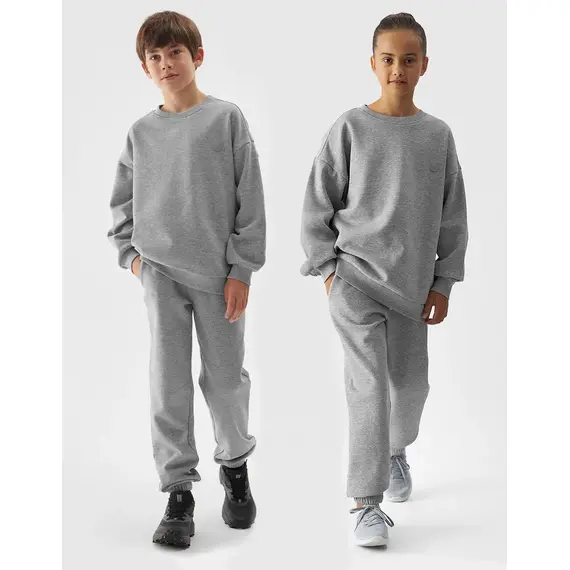 4F JUNIOR Spodnie dresowe unisex U0920 szare, Kolor: szary, Rozmiar: 164, 5 zdjęcie 4F JUNIOR Spodnie dresowe unisex U0920 szare, Kolor: szary, Rozmiar: 164, 5 zdjęcie