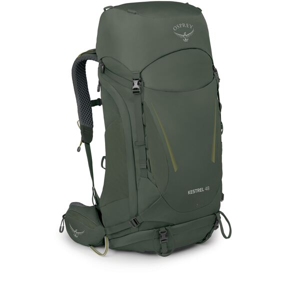OSPREY KSTREL 48 plecak trekkingowy turystyczny 48L z panelem AirScape czarny, Kolor: zielony, Rozmiar: L/Xl