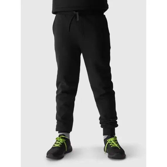 4F JUNIOR Spodnie dresowe chłopięce M0811 czarne, Kolor: czarny, Rozmiar: 146, 2 zdjęcie