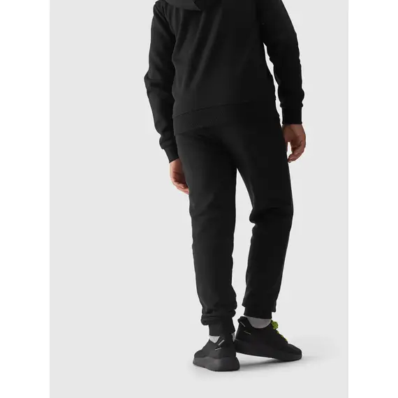 4F JUNIOR Spodnie dresowe chłopięce M0811 czarne, Kolor: czarny, Rozmiar: 146, 4 zdjęcie