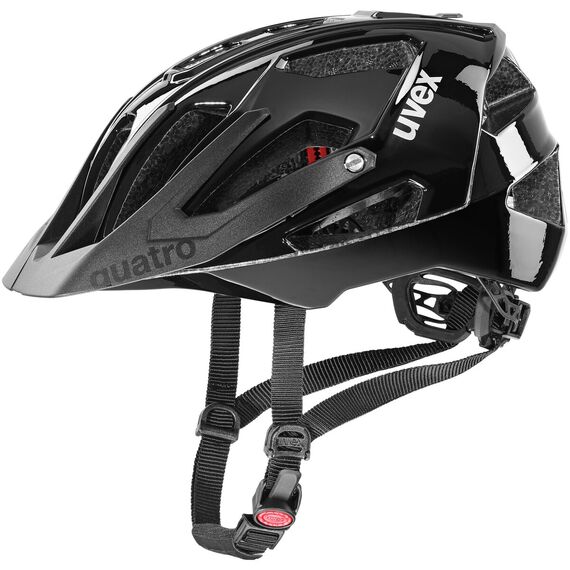 Kask rowerowy UVEX Quatro, Kolor: czarny, Rozmiar: 52-57