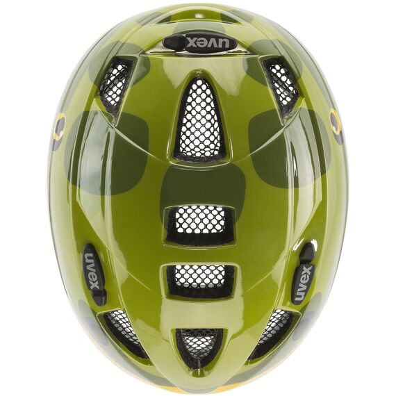 Kask Rowerowy Dziecięcy UVEX Kask Kid 2 dinozaur, Kolor: zielony, Rozmiar: 46-52, 3 zdjęcie