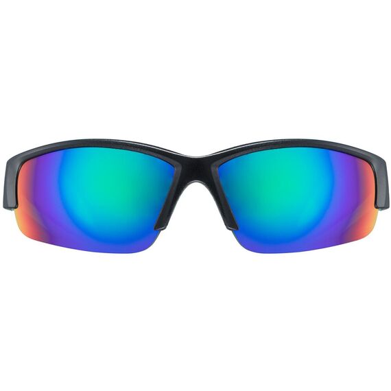 UVEX Okulary sportstyle 215 zielone, Kolor: czarny, Rozmiar: one size, 5 zdjęcie