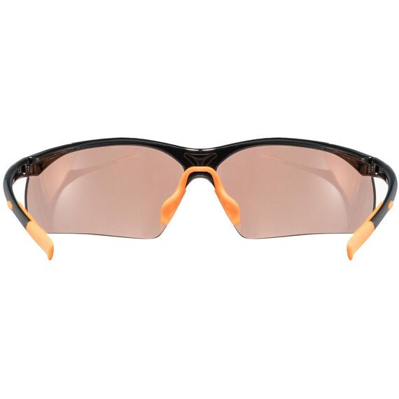 UVEX Okulary przecisłoneczne sportowe sportstyle 223 pomarańczowe, Kolor: pomarańczowy, Rozmiar: one size, 3 zdjęcie