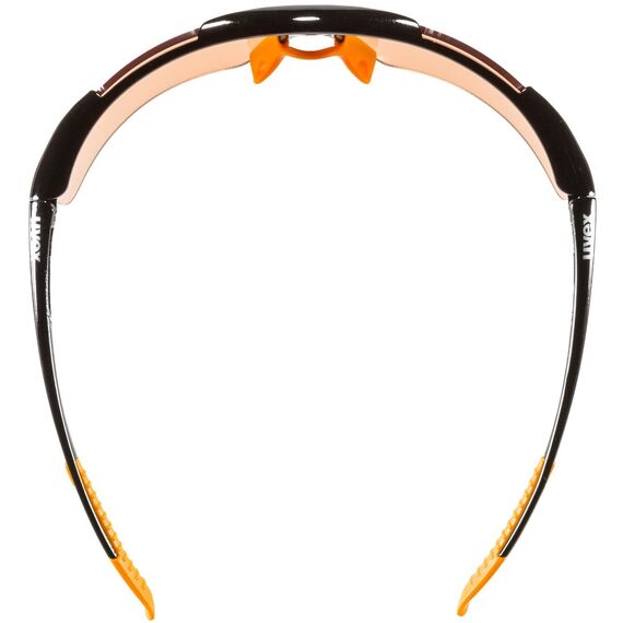 UVEX Okulary przecisłoneczne sportowe sportstyle 223 pomarańczowe, Kolor: pomarańczowy, Rozmiar: one size, 4 zdjęcie