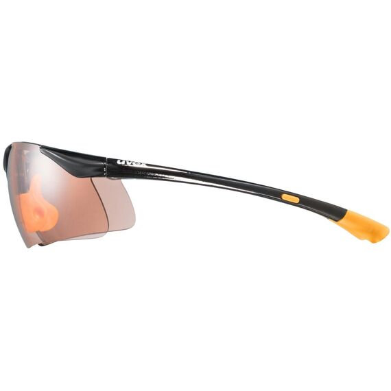 UVEX Okulary przecisłoneczne sportowe sportstyle 223 pomarańczowe, Kolor: pomarańczowy, Rozmiar: one size, 5 zdjęcie