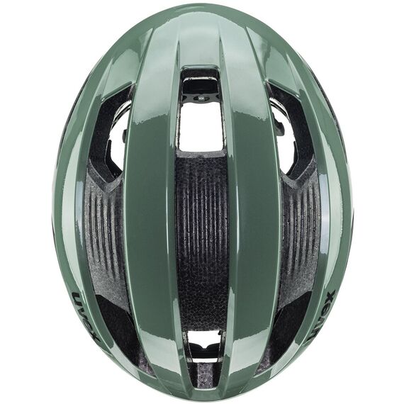 UVEX Kask Rise (41/0/055/04/17), Kolor: zielony, Rozmiar: 56-59, 2 zdjęcie