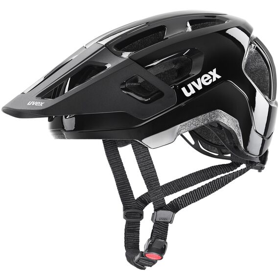 UVEX Kask react jr. (41/0/707/05/15), Kolor: czarny, Rozmiar: 52-56
