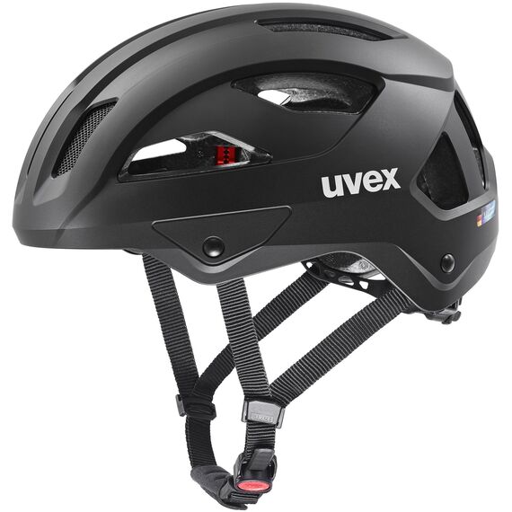 UVEX Kask rowerowy stride (41/0/714/05/17) czarny, Kolor: czarny, Rozmiar: 59-61
