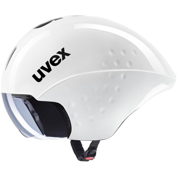 UVEX Profesjonalny kask rowerowy Race 8 (41/0/965/07/17), Kolor: biały, Rozmiar: 59-61