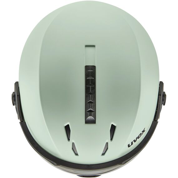 UVEX INSTINCT VISOR kask narciarski hardshell z goglami zielony, Kolor: zielony, Rozmiar: 56-58, 4 zdjęcie UVEX INSTINCT VISOR kask narciarski hardshell z goglami zielony, Kolor: zielony, Rozmiar: 56-58, 4 zdjęcie