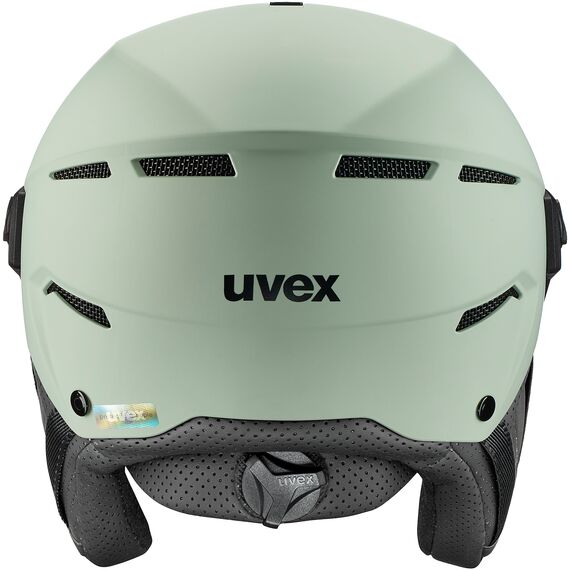 UVEX INSTINCT VISOR kask narciarski hardshell z goglami zielony, Kolor: zielony, Rozmiar: 56-58, 5 zdjęcie UVEX INSTINCT VISOR kask narciarski hardshell z goglami zielony, Kolor: zielony, Rozmiar: 56-58, 5 zdjęcie