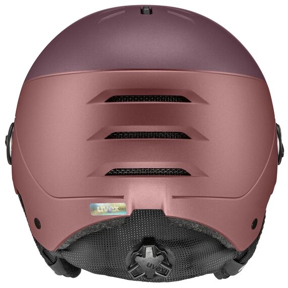 UVEX WANTED VISOR kask narciarski z technologią hardshell fioletowy, Kolor: fioletowy, Rozmiar: 54-58, 5 zdjęcie