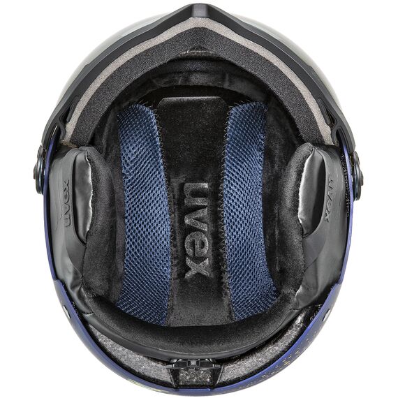 UVEX INSTINCT VISOR kask narciarski hardshell z goglami czarny, Kolor: niebieski, Rozmiar: 54-58, 4 zdjęcie