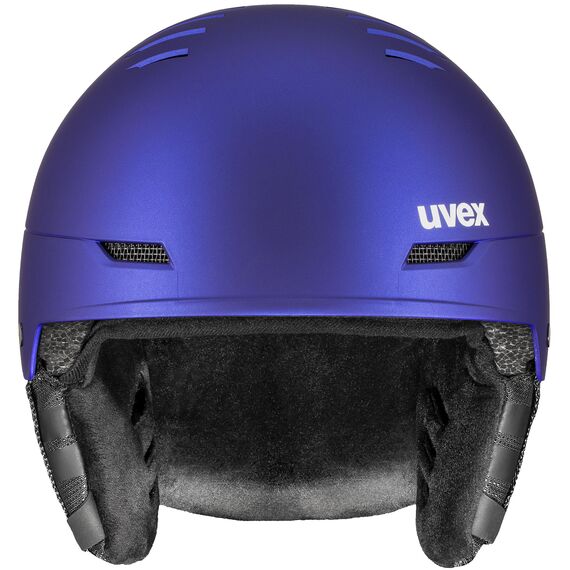 UVEX Kask narciarski hardshell z regulacją Wanted szary, Kolor: granatowy, Rozmiar: 58-61, 4 zdjęcie