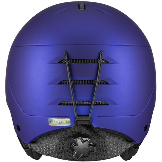 UVEX Kask narciarski hardshell z regulacją Wanted szary, Kolor: granatowy, Rozmiar: 58-61, 5 zdjęcie