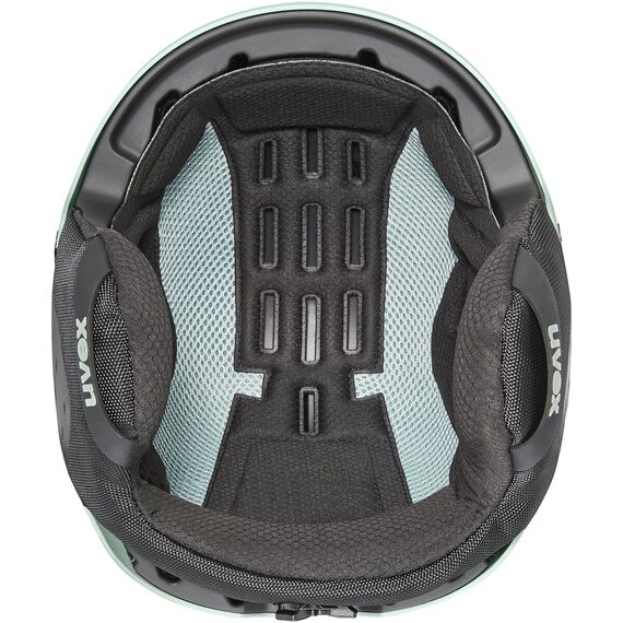 UVEX STANCE kask narciarski hardshell z regulacją zielony, Kolor: zielony, Rozmiar: 54-58, 5 zdjęcie UVEX STANCE kask narciarski hardshell z regulacją zielony, Kolor: zielony, Rozmiar: 54-58, 5 zdjęcie