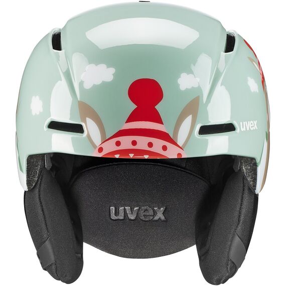 UVEX Kask narciarski Viti z misiem, Kolor: wielokolorowy, Rozmiar: 51-55, 4 zdjęcie