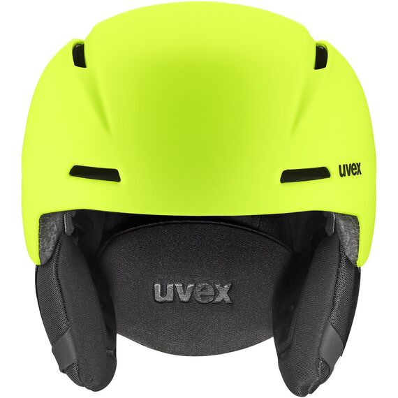 UVEX Kask narciarski dziecięcy Viti limonkowy, Kolor: limonkowy, Rozmiar: 54-58, 4 zdjęcie