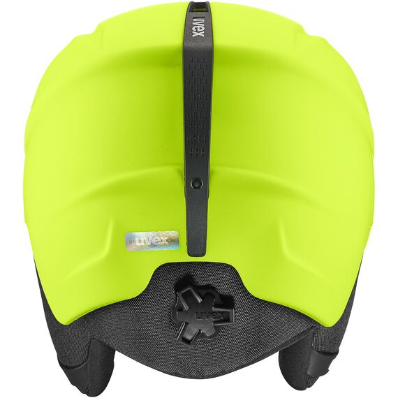 UVEX Kask narciarski dziecięcy Viti limonkowy, Kolor: limonkowy, Rozmiar: 54-58, 5 zdjęcie