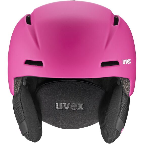 UVEX Kask narciarski dziecięcy Viti fuksjowy, Kolor: fuksjowy, Rozmiar: 54-58, 2 zdjęcie