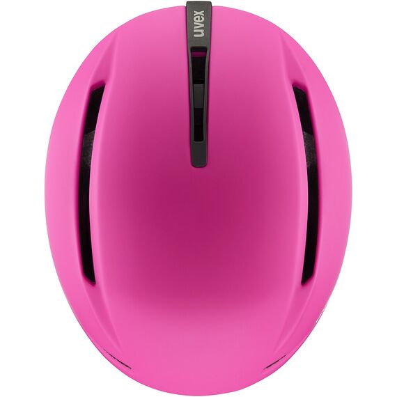 UVEX Kask narciarski dziecięcy Viti fuksjowy, Kolor: fuksjowy, Rozmiar: 54-58, 4 zdjęcie