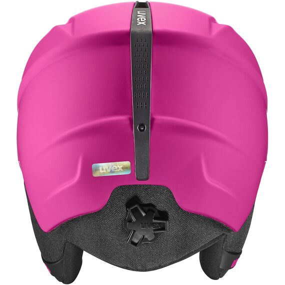 UVEX Kask narciarski dziecięcy Viti fuksjowy, Kolor: fuksjowy, Rozmiar: 54-58, 5 zdjęcie
