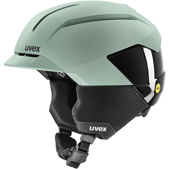 Kask narciarski UVEX Levitate MIPS czarny, Kolor: zielony, Rozmiar: 54-58