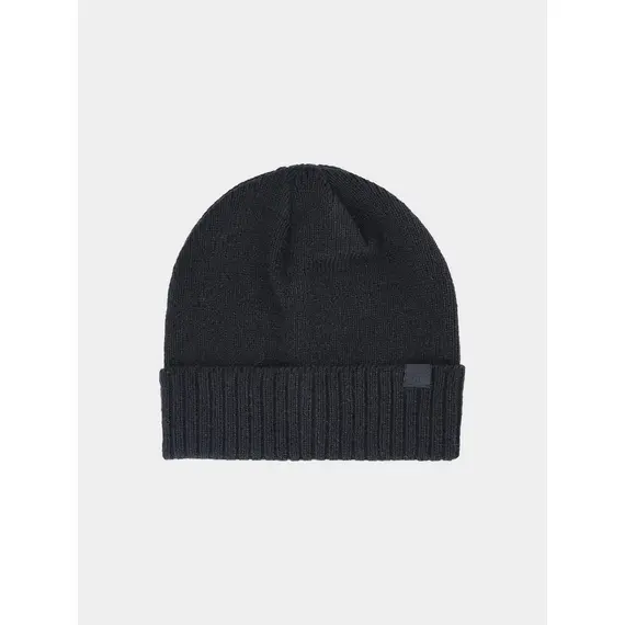 4F JUNIOR Czapka dziecięca U452 czarna, Kolor: czarny, Rozmiar: one size
