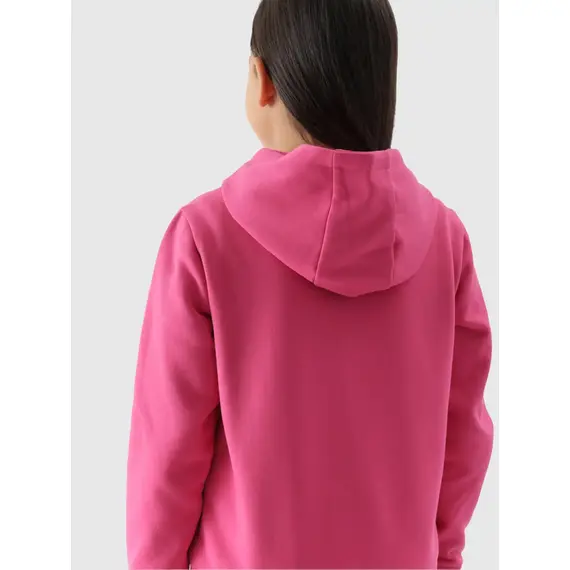 4F JUNIOR Bluza rozpinana z kapturem F1315 różowa, Kolor: różowy, Rozmiar: 164, 2 zdjęcie