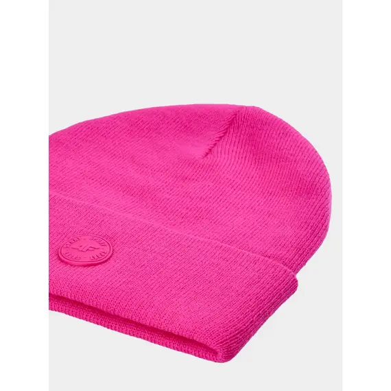 4F JUNIOR Czapka dziecięca U444 różowa, Kolor: różowy, Rozmiar: one size, 2 zdjęcie