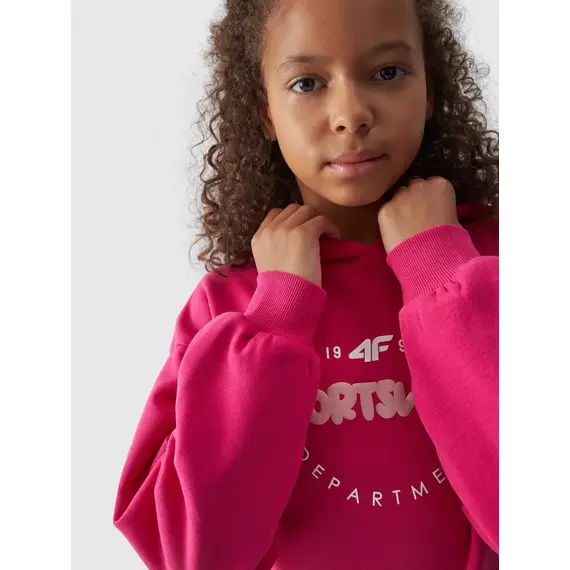 4F JUNIOR Bluza dziewczęca F1213 różowa, Kolor: różowy, Rozmiar: 164, 5 zdjęcie