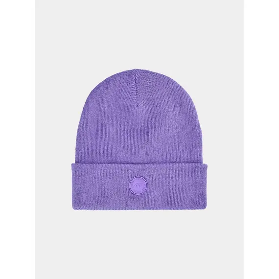 4F JUNIOR Czapka dziecięca U444 fioletowa, Kolor: fioletowy, Rozmiar: one size