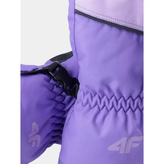 4F JUNIOR Rękawiczki narciarskie U154 fioletowe, Kolor: fioletowy, Rozmiar: S, 2 zdjęcie