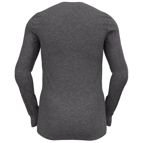 ODLO koszulka termoaktywna męska z długim rękawem sportowa Active Warm szara, Kolor: szary, Rozmiar: S, 3 zdjęcie